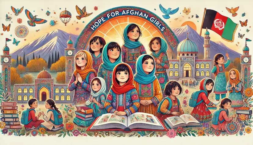 Hope For Afghan Girls website